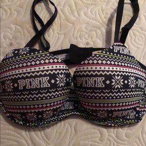 Pink wear everywhere lightly lined bra.